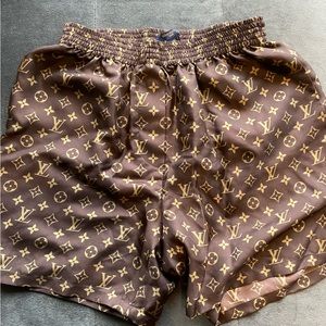 Louis Vuitton Silk pajama shorts